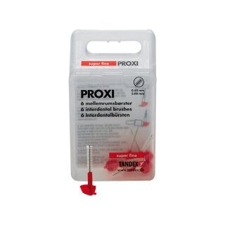 Interd.Bürsten Proxi rot 3,0 6St