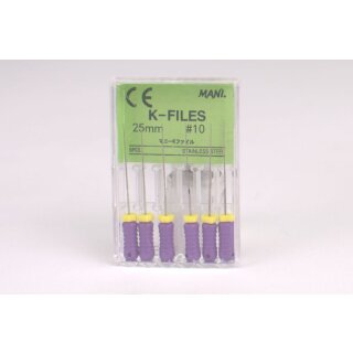 K-Feilen Mani 25mm Gr.010 6St