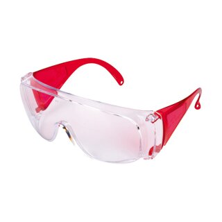 Schutzbrille Anti-Fog rot  St