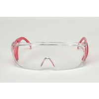 Schutzbrille Anti-Fog rot  St