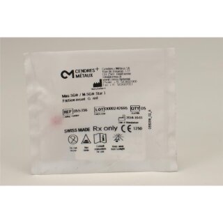 Mini-SG/M-SG Star1 Gleiteinsatz rot  5St