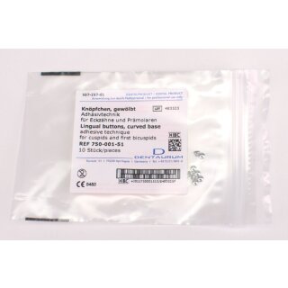 Knöpfchen gewölbt 10St Pa