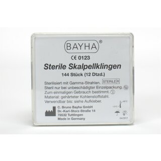 Bayha Skalpellkl. steril Fig.15   144St