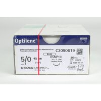 Optilene blau 5/0 DSMP13 45cm 3Dtz
