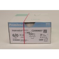 Optilene blau 6/0 DSMP11 45cm 3Dtz