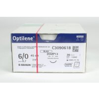 Optilene blau 6/0 DSMP13 45cm 3Dtz