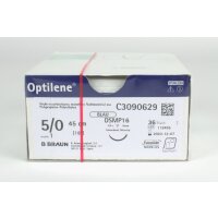Optilene blau 5/0 DSMP16 45cm  3Dtz