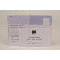 Recallkarten m. Eindr. A6 blau 100St