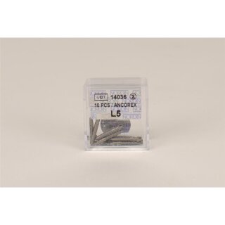 Ancorex Screw Posts L5 10St