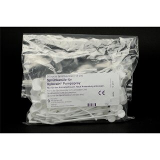 Sprühkanülen f. Xylocain Pumpspray 50St