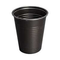 Monoart Trinkbecher schwarz 180ml 3000St