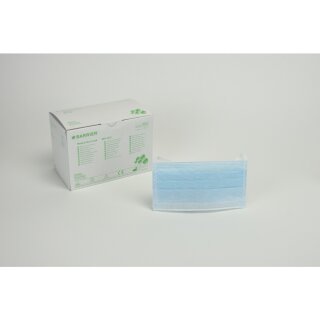 OP-Maske Barrier Stan.Hypoall. blau 60St