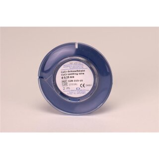 Laserschweissdraht CoCr 0,25mm 2Mtr