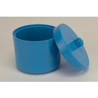 Prothesenreinigungs Box blau  St