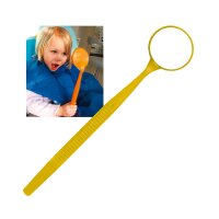 Mundspiegel Mega Mirror neongelb Pa