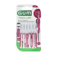 GUM TRAV-LER 1,4 Kerze pink 50St