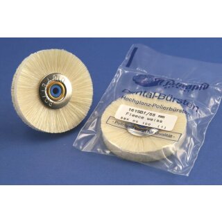 Schmalbürste KK blau/weiß/FleeceØ55mm St
