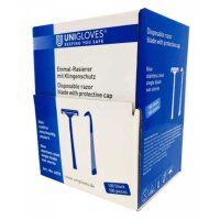 Einmalrasierer schwarz 100St