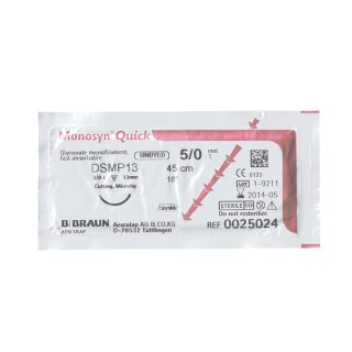 Monosyn Quick ungef.5/0 DSMP13 45cm 3Dtz