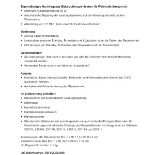 XO Odontosurge 230V St