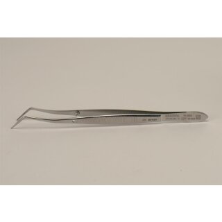 Pinzette Meriam ger. gebogen 16cm St