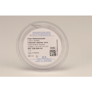 Titan Retainerdraht 0,5mm/20 2M Rl