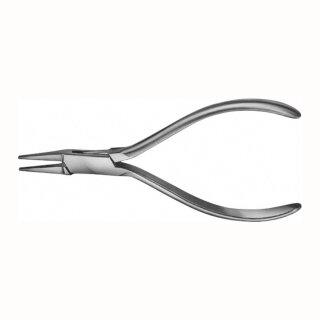 Flachzange 140mm Maul gerieft grazil St