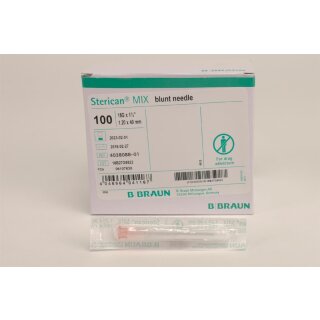 Sterican Einmalk. 1,20x40 18G 100St