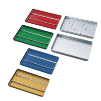 Norm-Tray Boden gelocht silber St