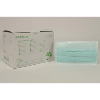 OP-Maske Barrier Spez. antifog grün 70St