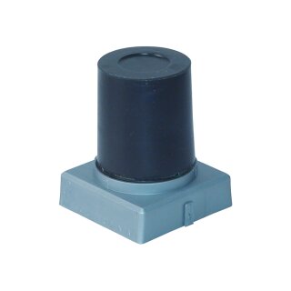 Transpawachs grau mittelhart Kegel  45g