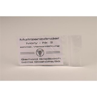 Matrizen Ivory Nr.2 4Kant-Loch Dtz