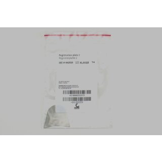 Registrierplatte 2 zu Set 15  St