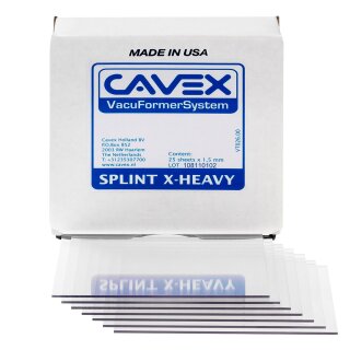 Cavex VF Splint X-Hea.1,5x125x125mm 25St