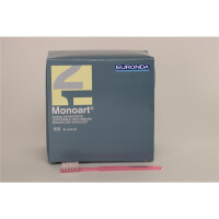 MONOART Zahnbü. m.Paste rosa 100St
