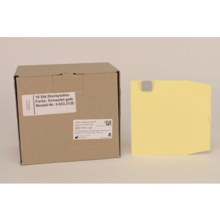 AS-Steckplatten schwefel-gelb 10St
