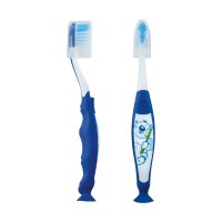 Zahnbürste m.Saugfuss "Otto" blau 12St