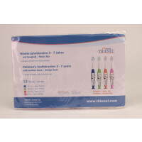 Zahnbürste m.Saugfuss "Otto" pink 12St