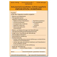 Doku-Aufkleb.Zahnärztl.Anästhesie 50St