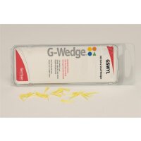 G-Wedges gelb Plastik ultraklein 100St