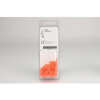 G-Wedges orange Plastik standard 100St