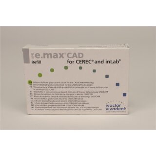IPS e.max CAD CER/inLab LT D2 B32 3St