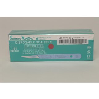 Einmalskalpell Swann Morton Nr.11 steril