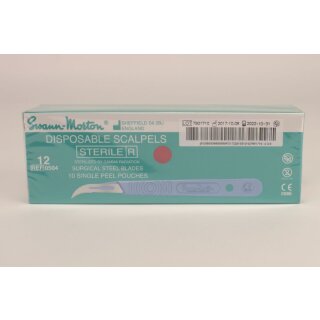 Einmalskalpell Swann Morton Nr.12 steril