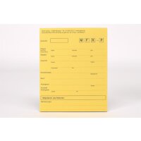Anschriftblatt gelb A5 sk 50St
