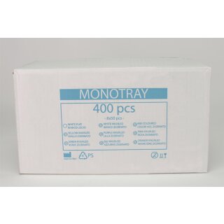 Disposable Plast.Tray blue 18x28cm 400St