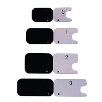 Schutzhüllen Opticover Gr.1 (2x4) 200St