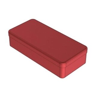 Aluminium Box rot 21x10x5cm St