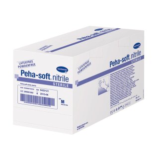 Peha-Soft Nitrile ster. pdfr Gr.L 50Paar