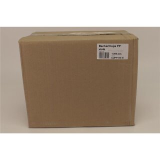 Mundspülbecher PP 200ml viola 20x50St